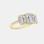 lab grown emerald engagement rings